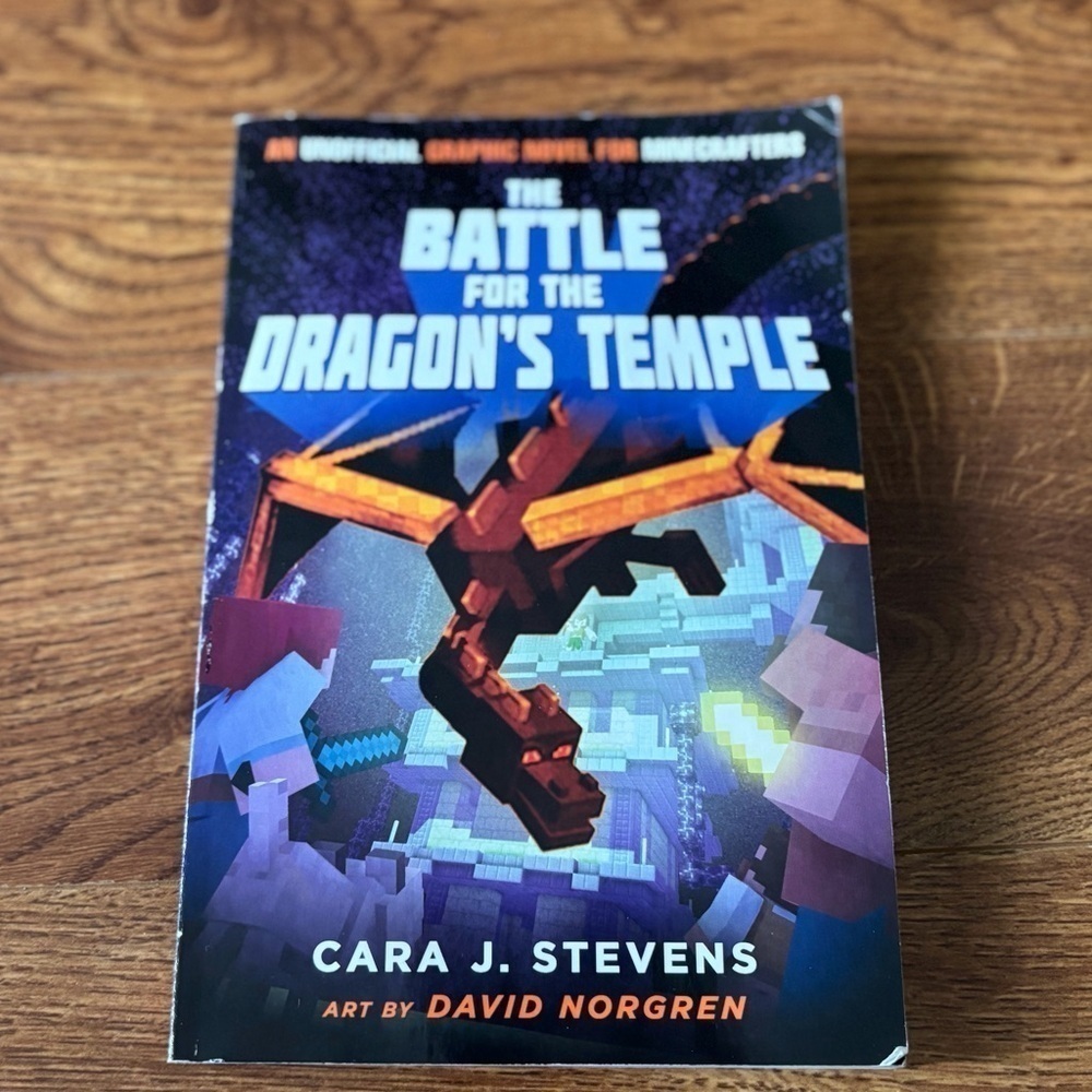 The Battle for the Dragon’s Temple by: Cara J. Stevens paperback graphic novel
